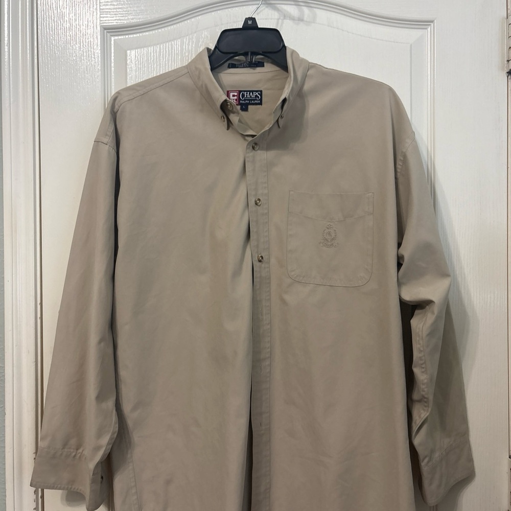 Ralph Lauren Chaps Light Tan Shirt